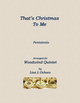 Book cover for That's Christmas to Me