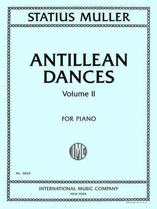 Book cover for Antillean Dances, Volume II