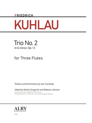 Trio No. 2, Op. 13 for Three Flutes