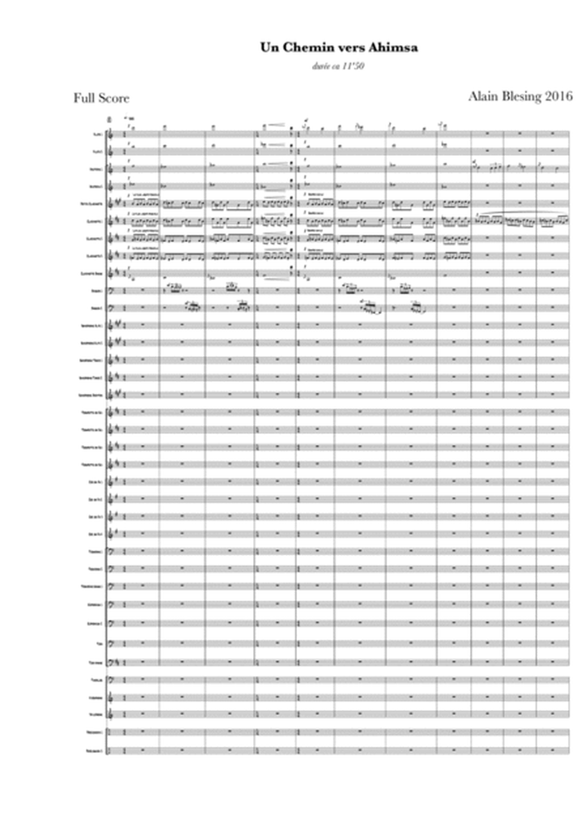 A piece for large orchestra. Advanced level. Orchestral material available image number null