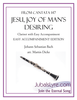 Book cover for Jesu, Joy of Man’s Desiring (Clarinet with Easy Accompaniment)