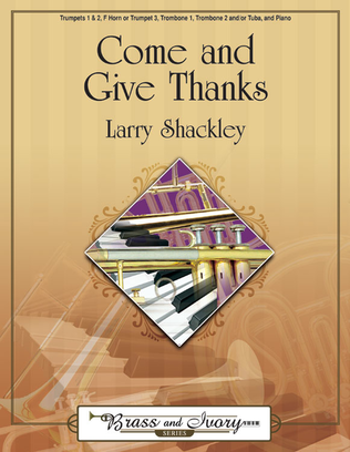 Book cover for Come and Give Thanks