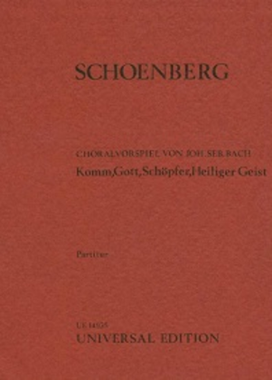 Book cover for Bach-Schoenberg Chorale Preludes