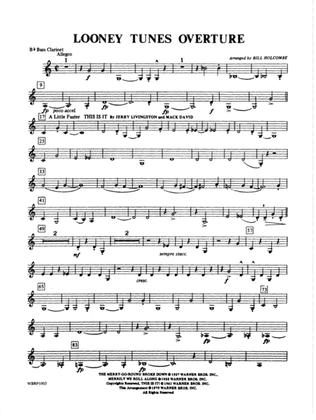 Looney Tunes Overture: B-flat Bass Clarinet