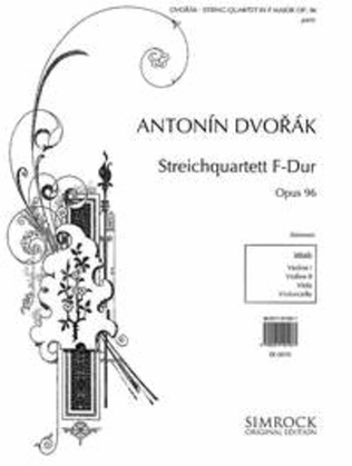 Book cover for String Quartet In F Op.96