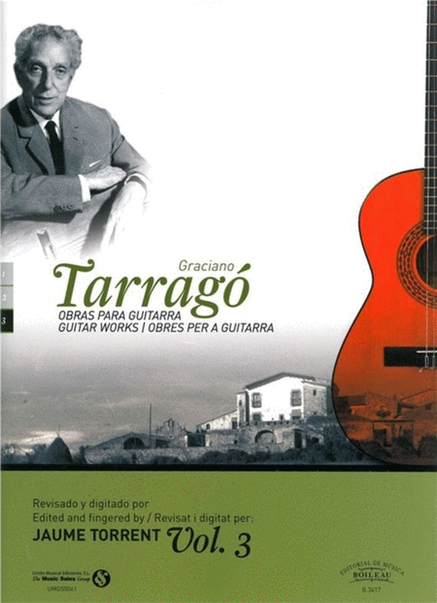 Graciano Tarrago Guitar Works Vol 3