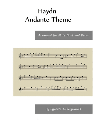 Book cover for Andante Theme - Flute Duet and Piano
