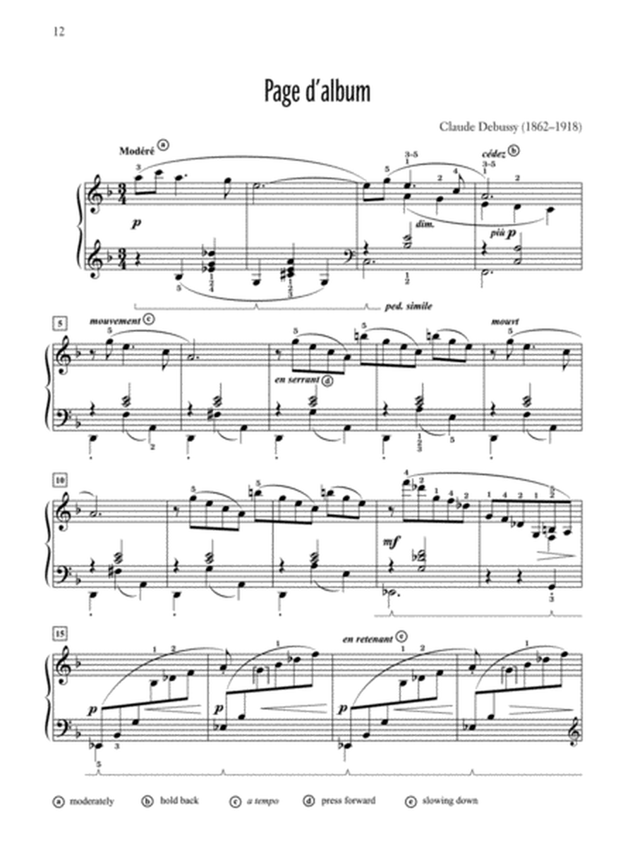 Audition Repertoire for the Intermediate Pianist, Book 3