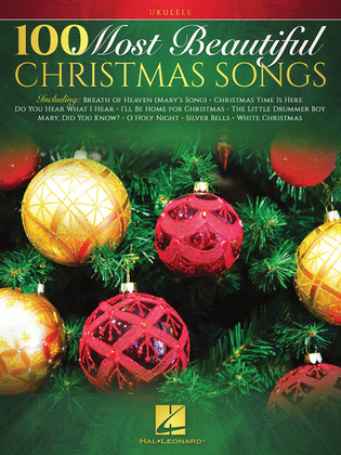 Book cover for 100 Most Beautiful Christmas Songs