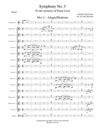 Book cover for Mvt. Ia. - Adagio/Moderato from Symphony No. 3