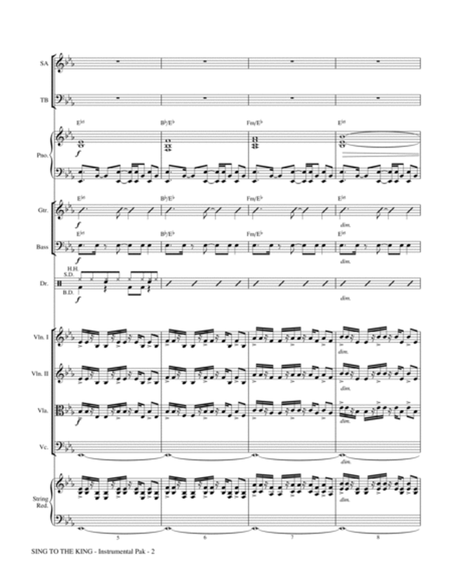 Sing To The King (arr. Phillip Keveren) - Full Score