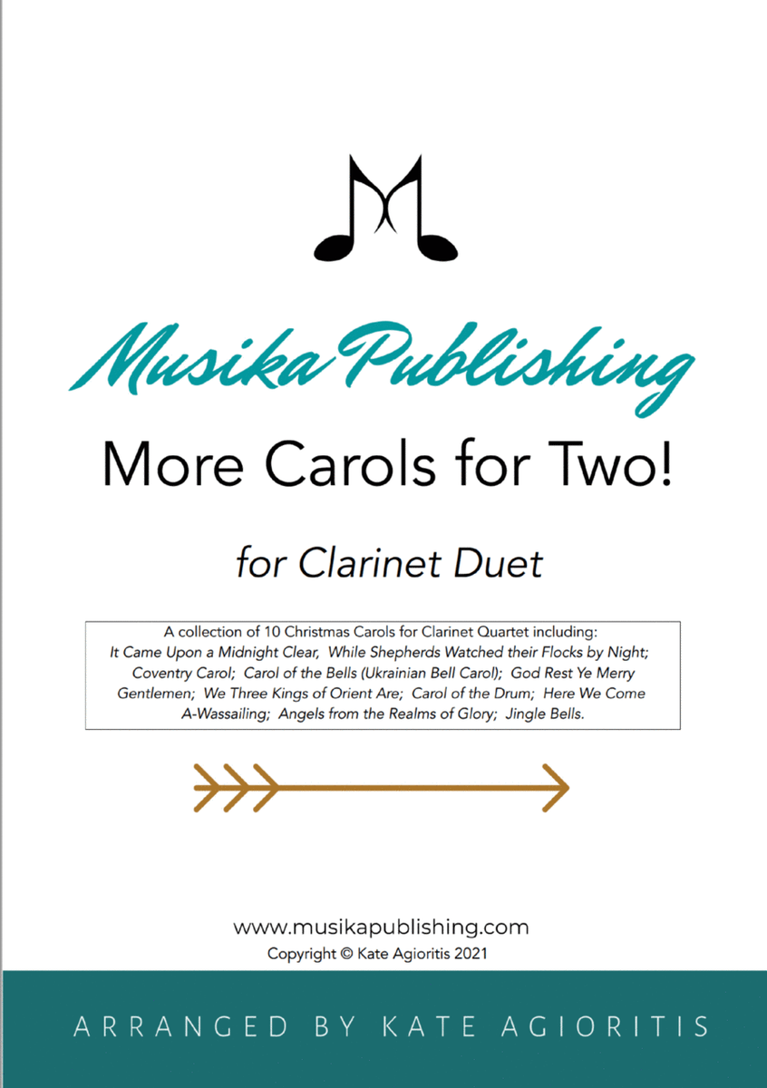 More Carols for Two - Clarinet Duet image number null