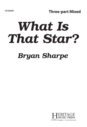 Book cover for What Is That Star?