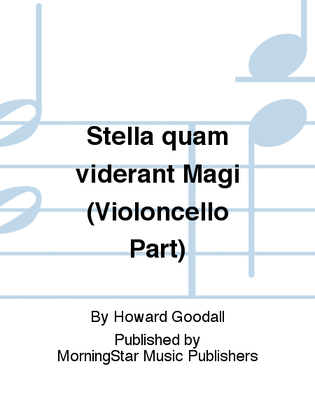 Book cover for Stella quam viderant Magi (Violoncello Part)