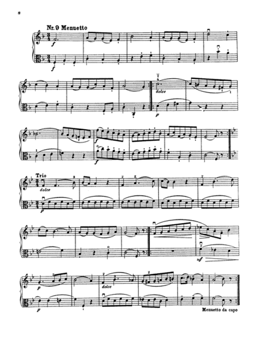 Mozart: Twelve Duets, K. 487 (Arranged) by Wolfgang Amadeus Mozart Part - Digital Sheet Music