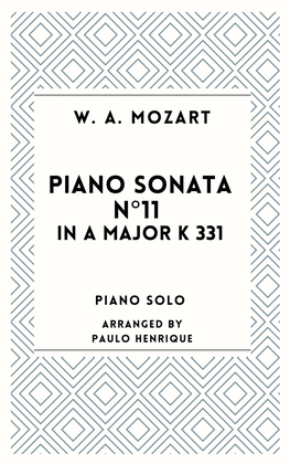 Book cover for Piano Sonata N° 11 in A Major - K 331