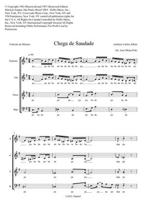 Book cover for Chega De Saudade (No More Blues)