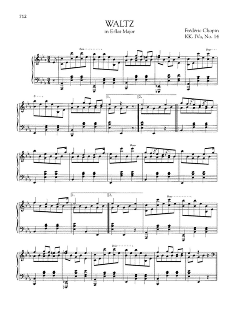 Waltz in E-flat Major, KK. IVa, No. 14