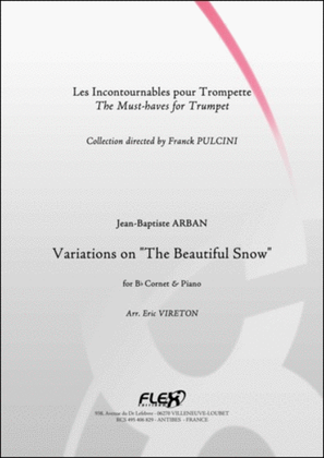 Book cover for Variations On "The Beautiful Snow"