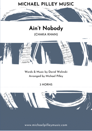 Book cover for Ain't Nobody