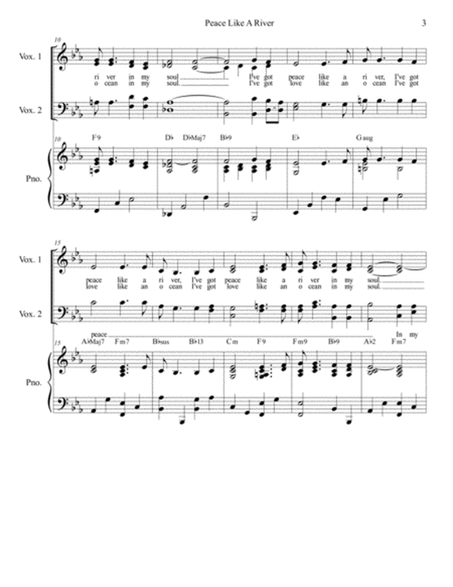 Peace Like a River SATB CHOIR