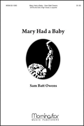 Book cover for Mary Had a Baby