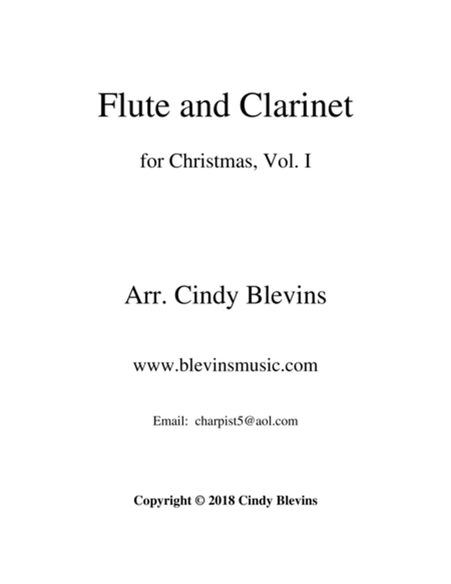 Flute and Clarinet for Christmas, Vol. I image number null