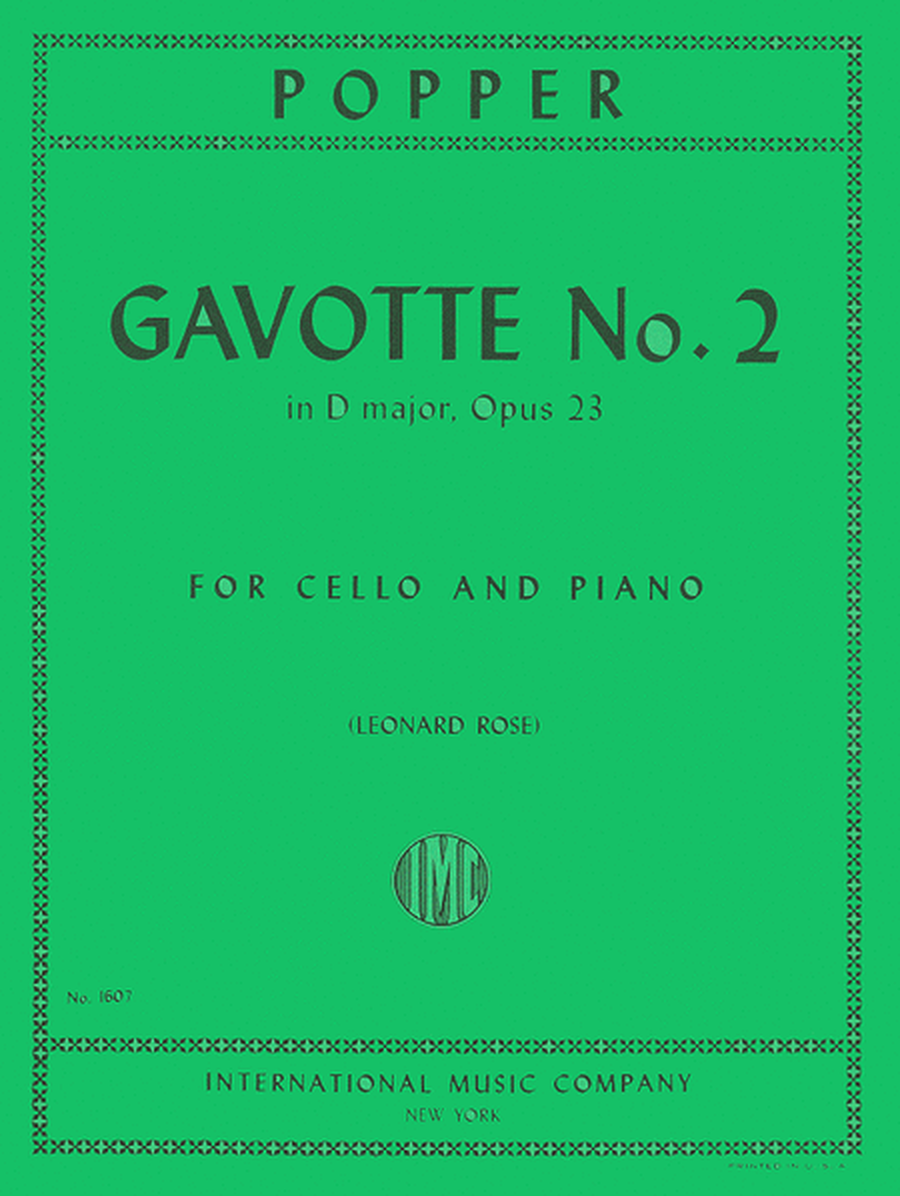 Gavotte No. 2, Op. 23