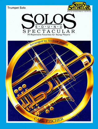 Book cover for Solos Sound Spectacular