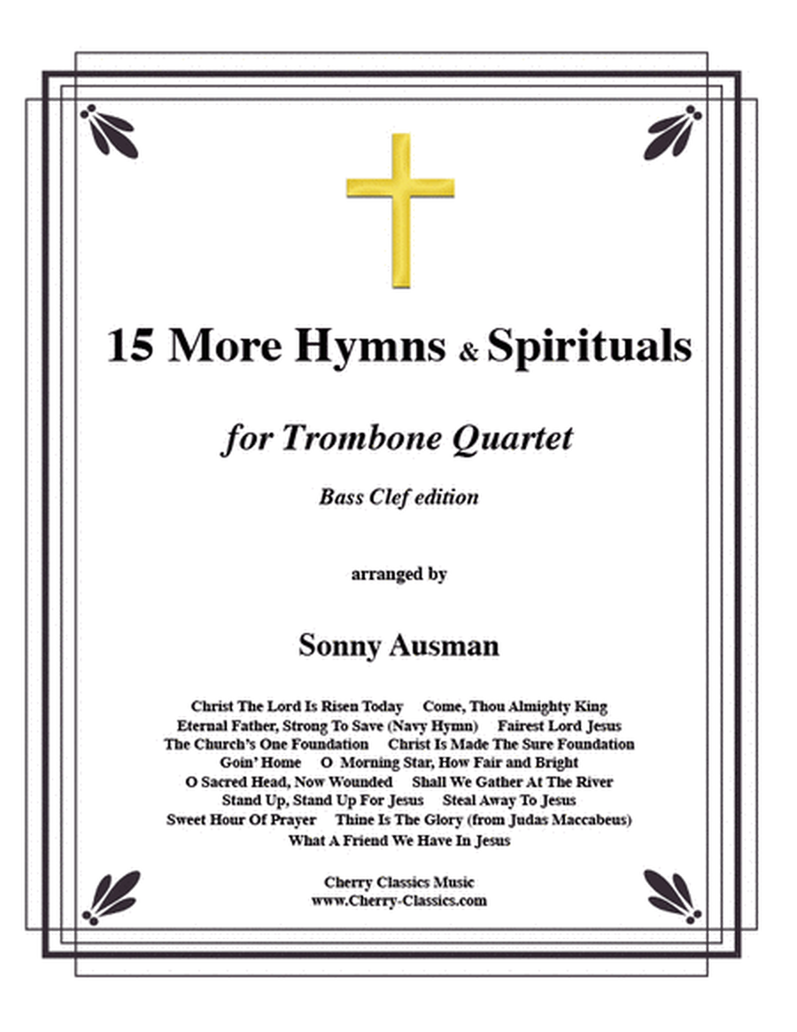 15 More Hymns & Spirtuals-Bass Clef