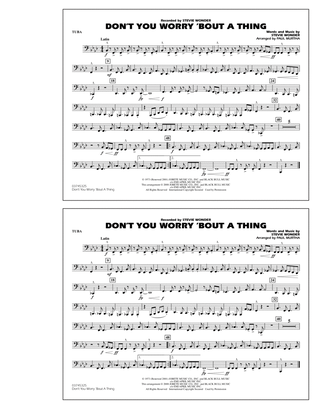 Book cover for Don't You Worry 'Bout A Thing - Tuba