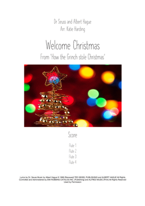 Book cover for Welcome Christmas