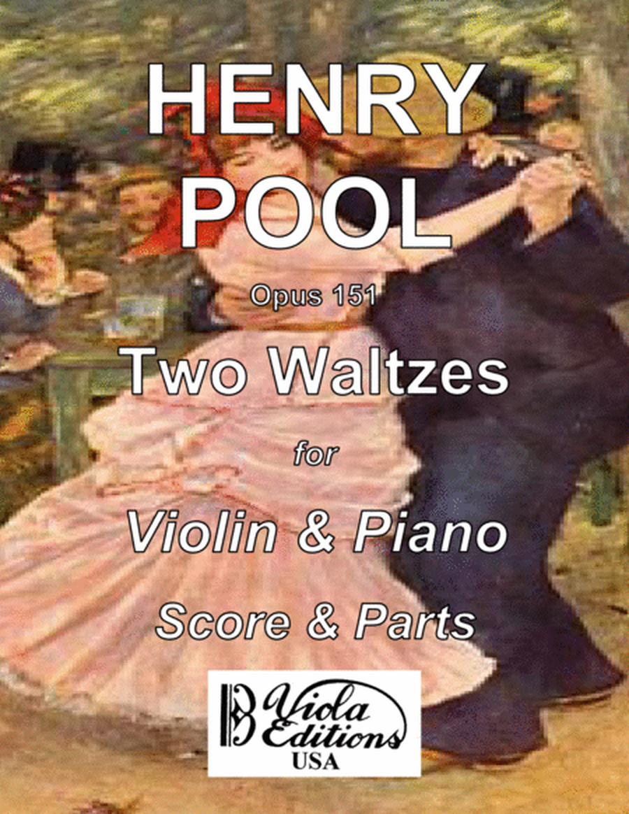 Opus 151, Two Waltzes for Violin & Piano (Score & Parts) image number null