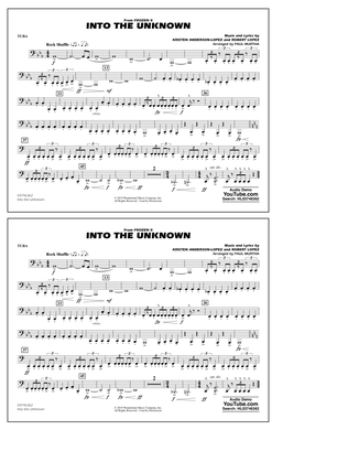Book cover for Into the Unknown (from Disney's Frozen 2) (arr. Paul Murtha) - Tuba