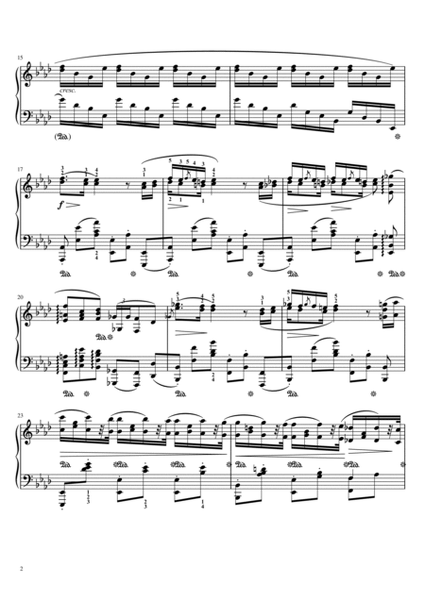 Chopin - Polonaise No.6 in A-flat major, Op.53 'Heroic' - Original For Piano Solo With Fingered image number null