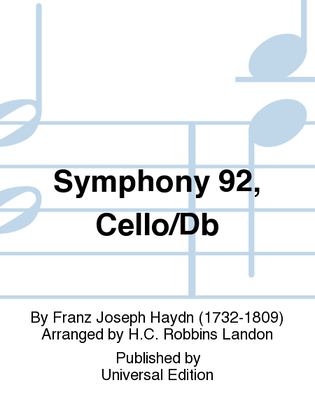 Symphony 92, Vc/Db