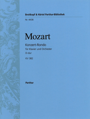 Concert Rondo in D major K. 382