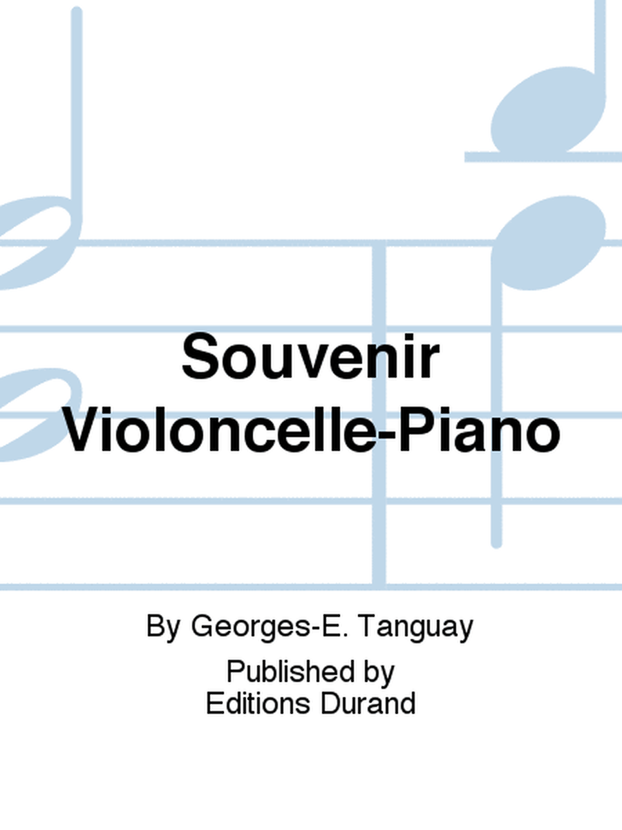 Souvenir Violoncelle-Piano