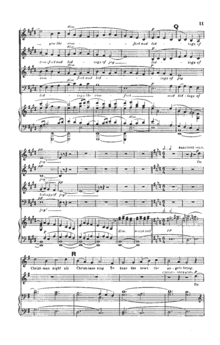 Fantasia on Christmas Carols (Choral Score)