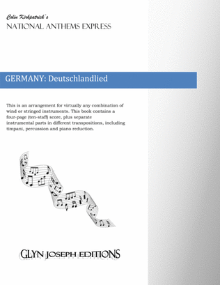 Germany National Anthem: Deutschlandlied