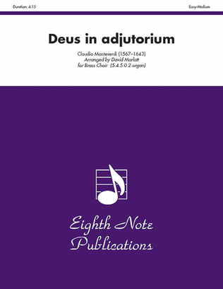 Book cover for Deus in Adjutorium