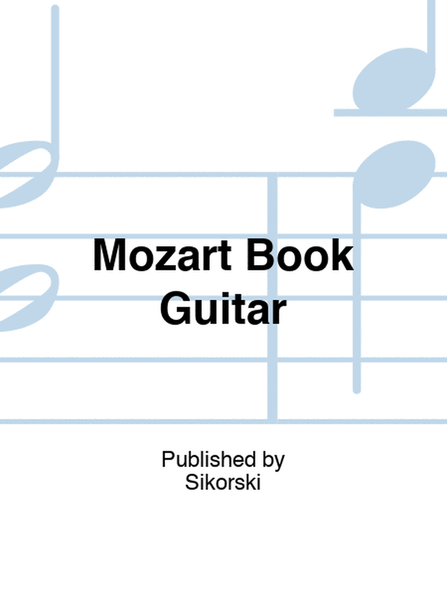 Mozart Book Guitar