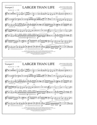 Book cover for Larger Than Life - Trumpet 2