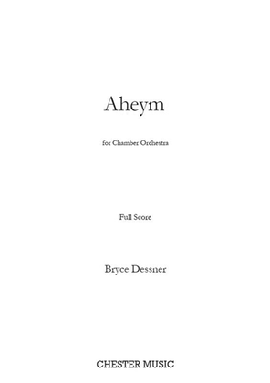 Book cover for Aheym for Orchestra