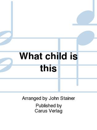 Book cover for What child is this
