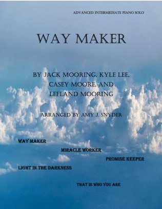 Book cover for Way Maker