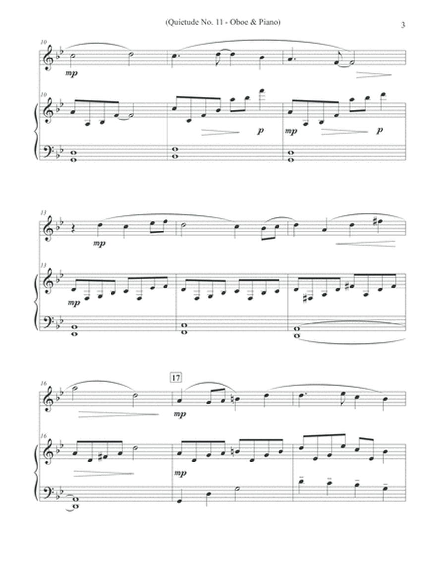 Quietude No. 11 - Oboe & Piano image number null