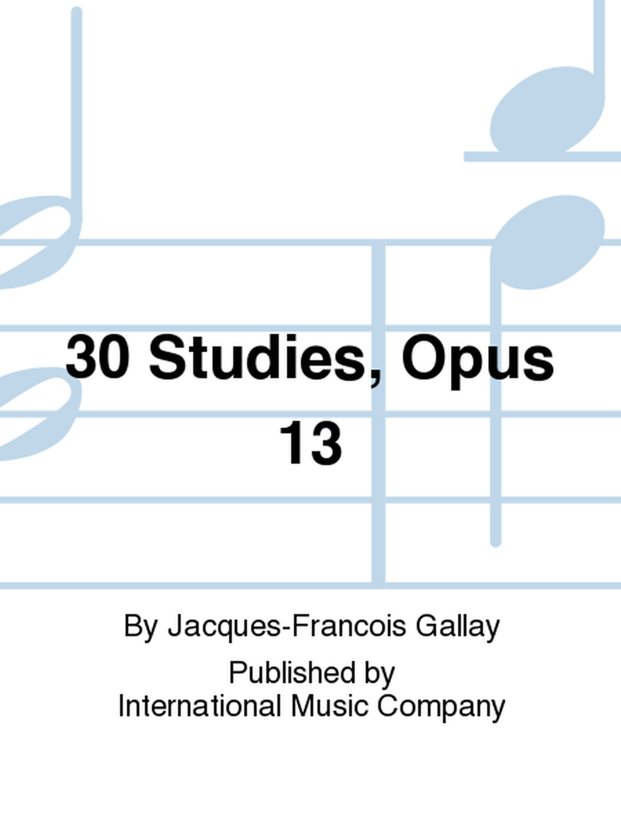 30 Studies, Opus 13