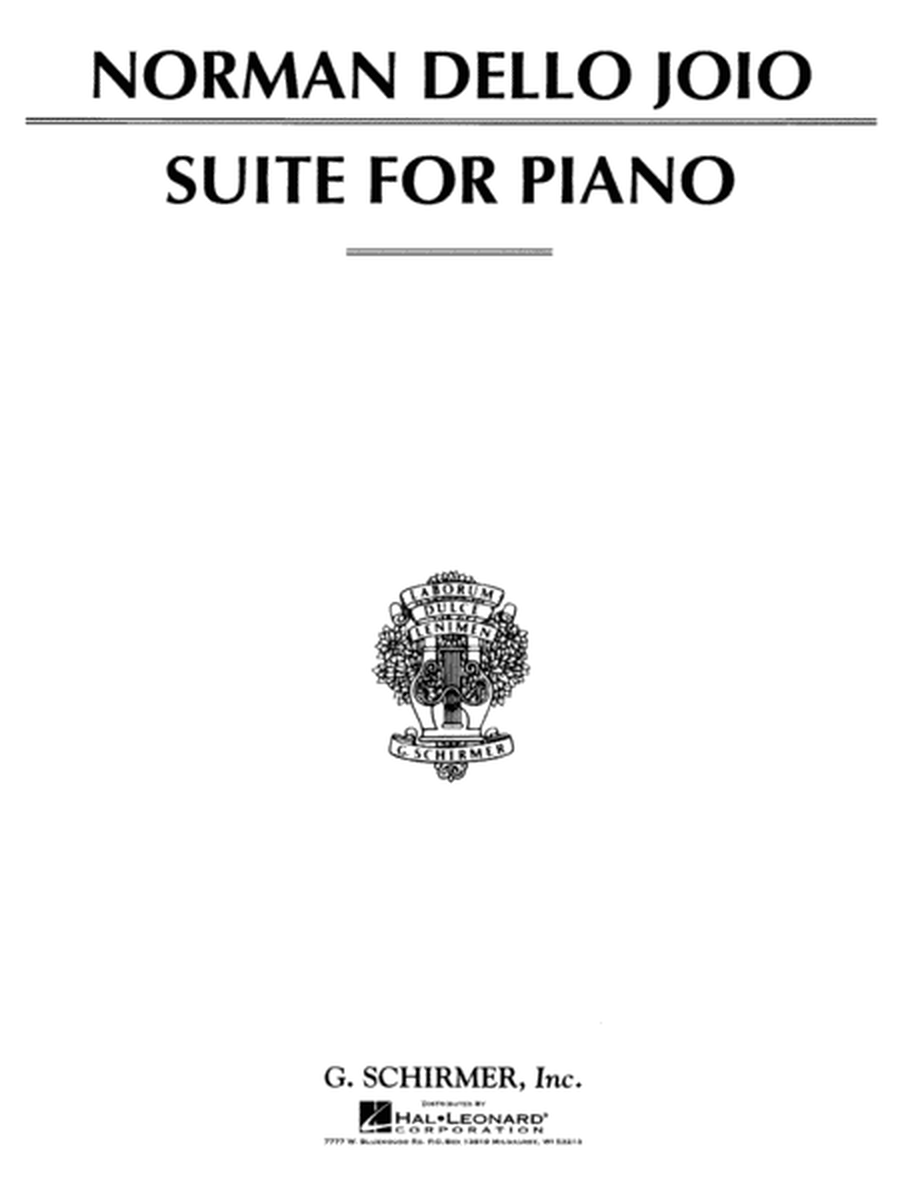 Suite for Piano