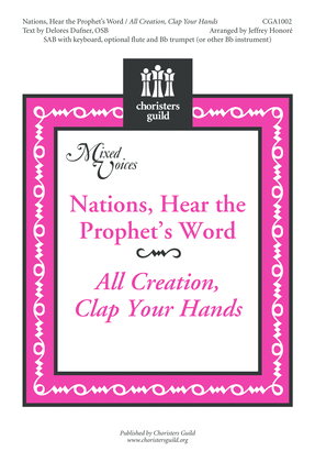 Book cover for Nations, Hear the Prophet's Word